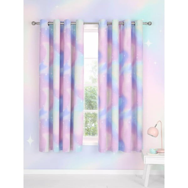 Gyerek függöny szett 2 db-os 168x183 cm Ombre Stars – Catherine Lansfield-image-1