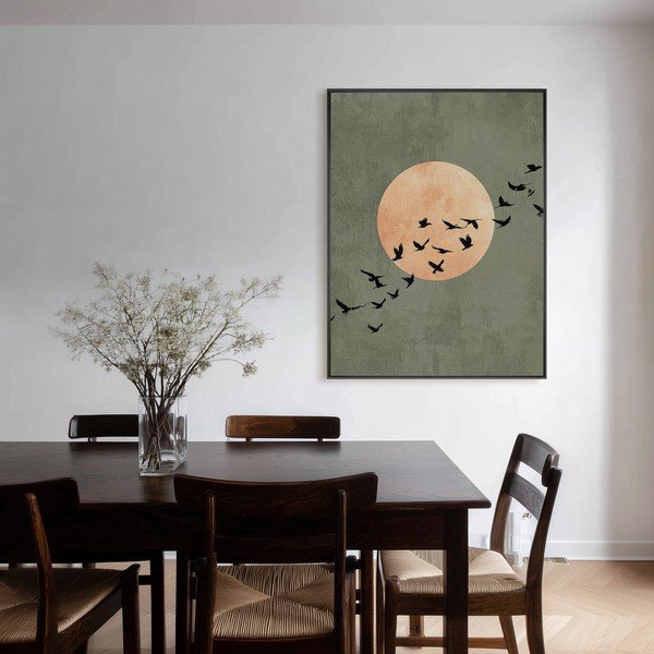 Nyomtatott keretezett kép 60x80 cm Midnight Flight – Styler-image-3