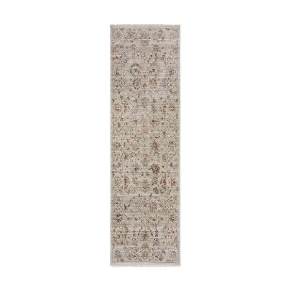 Bézs futószőnyeg 66x300 cm Elodie Traditional – Flair Rugs