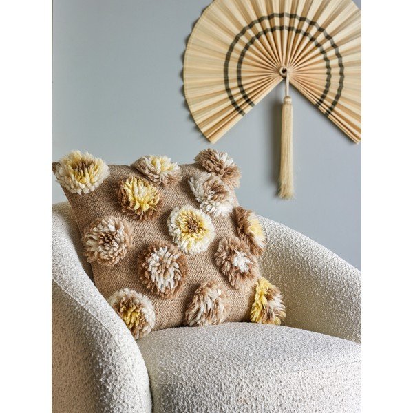 Gyapjúkeverék díszpárna 50x50 cm Somma – Bloomingville-image-1