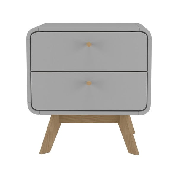 Szürke éjjeliszekrény Cassie - Støraa-image-1