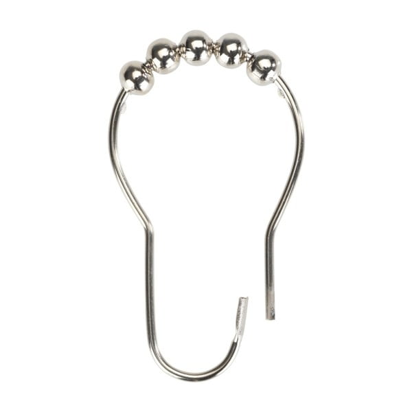 12 db-os zuhanyfüggöny akasztószett - Wenko-image-2