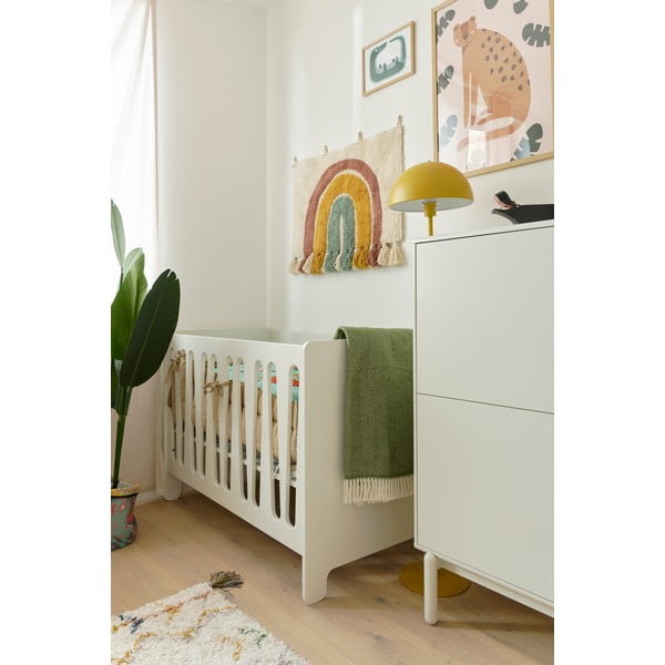 Moon fehér variálható kiságy, 70 x 140 cm - Pinio-image-1