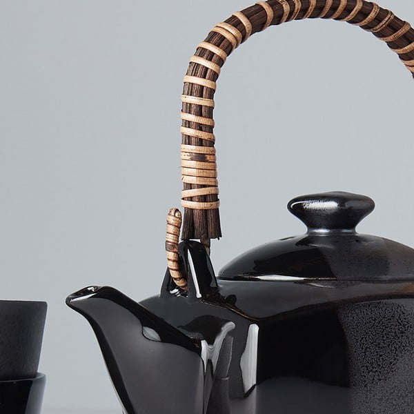 Gunmetal fekete teáskészlet - MIJ-image-1