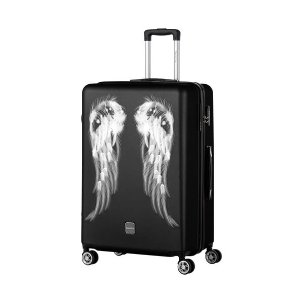 Wings fekete bőrönd, 107 l - Berenice