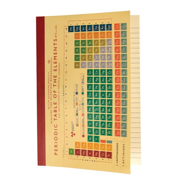 Periodic Table jegyzetfüzet, A5 - Rex London