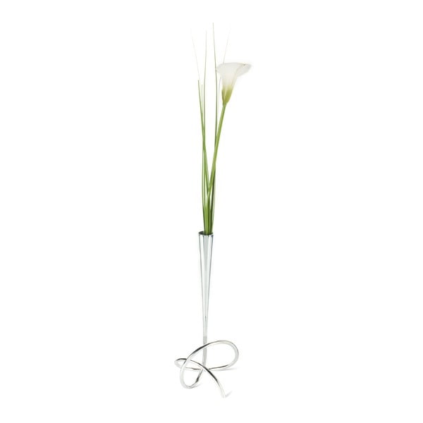 Flower Loop váza virággal - Black + Blum