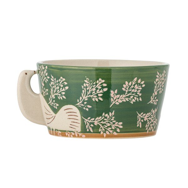 Zöld kőedény leveses tálka 460 ml Hezha – Bloomingville