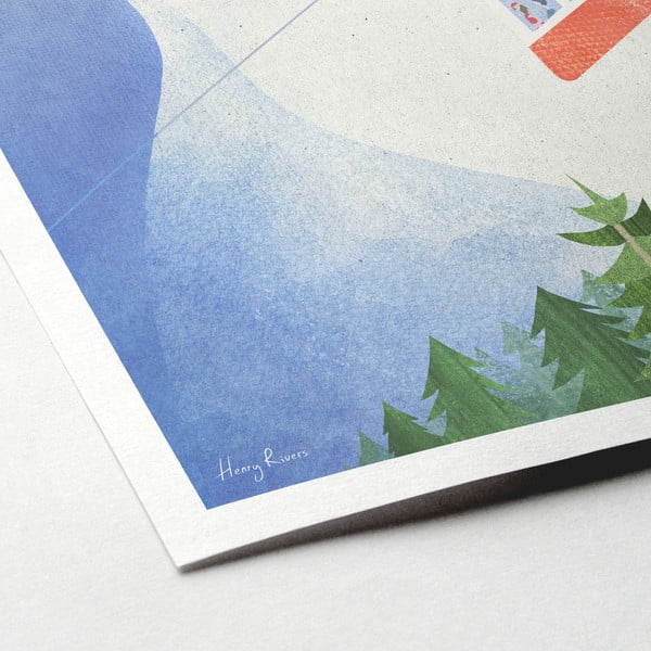 Les Alpes poszter, A3 - Travelposter-image-2