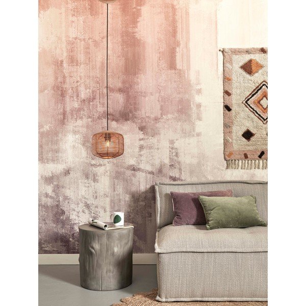 Natúr színű függőlámpa rattan búrával ø 25 cm Tanami – Good&Mojo-image-3