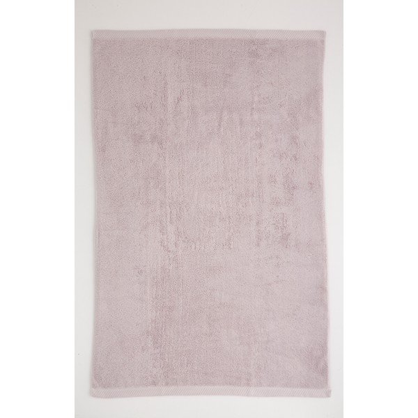 Lisa Coral világosszürke pamut törölköző, 50 x 100 cm - El Delfin-image-1