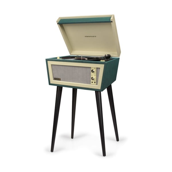 Sterling Green zöld lemezjátszó lábakkal - Crosley-image-3