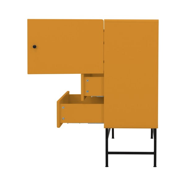 Sárga magas komód 106x107 cm Cocktail - Tenzo-image-3