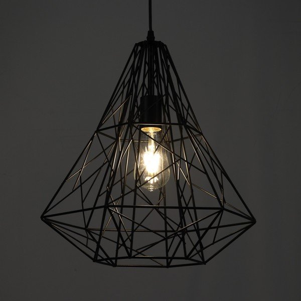 Diamond Black fekete függőlámpa - Tomasucci-image-1