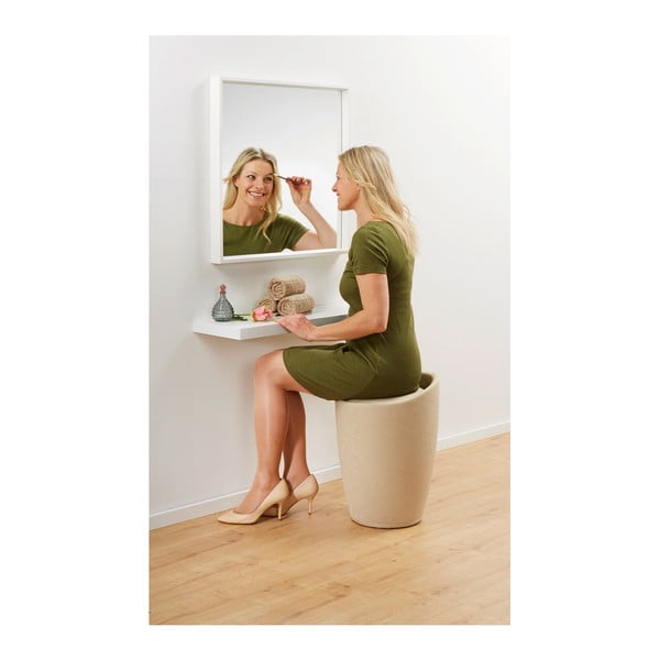 Linen Look bézs szennyestartó kosár és ülőke egyben - Wenko-image-3