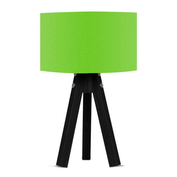 Blackie asztali lámpa zöld lámpaburával - Kate Louise