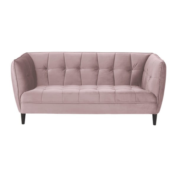 Jonna rózsaszín bársony kanapé - Actona