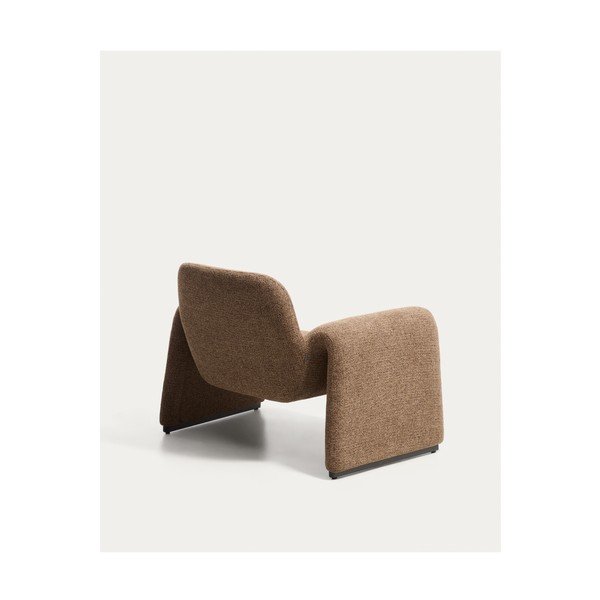 Barna zsenília fotel Melvia – Kave Home-image-3