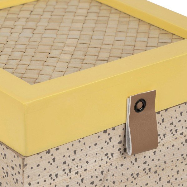 Fedeles-dekoratív szalma tárolódoboz szett 2 db-os Beezz – Jardin d'Ulysse-image-1