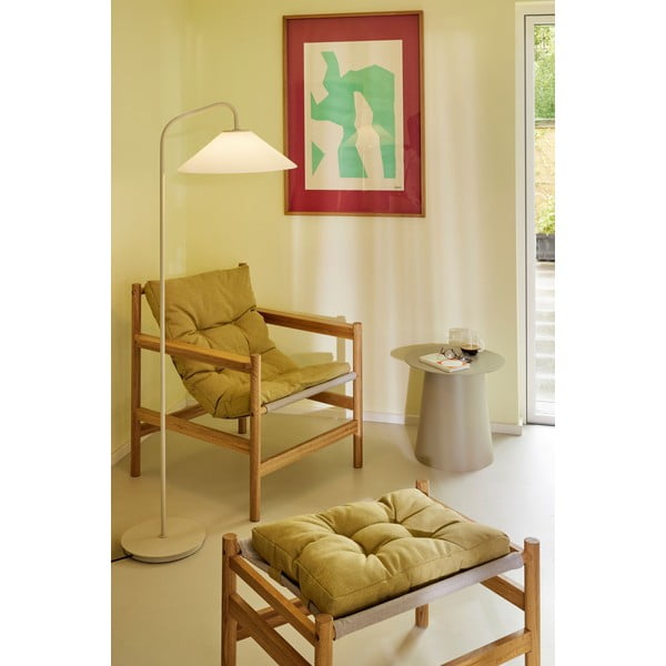 Krémszínű állólámpa üveg búrával (magasság 158 cm) Solid – Hübsch-image-1