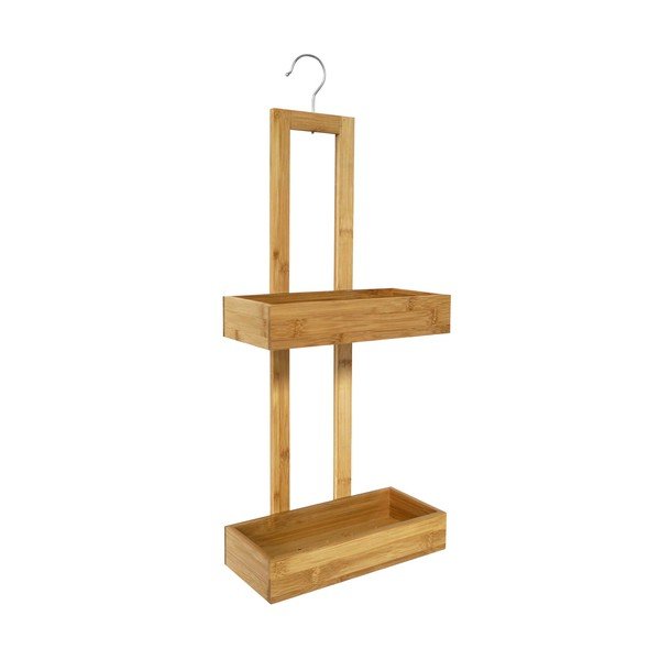 Natúr színű függő bambusz fürdőszobai polc Hanoi – douceur d'intérieur-image-2