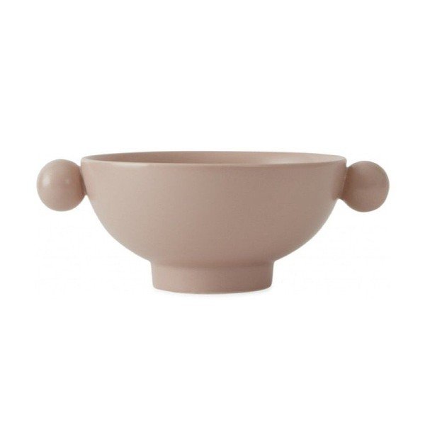 Világos rózsaszín porcelán szervírozó tálka Inka – OYOY Living Design