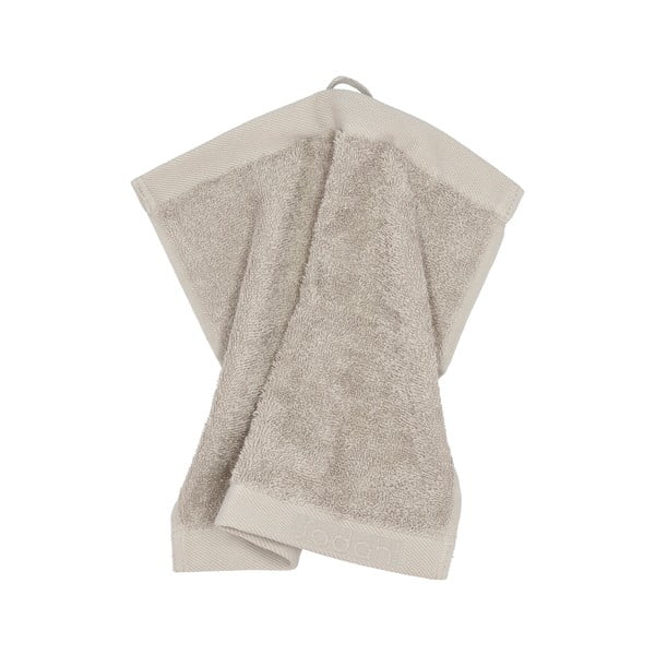 Világosszürke frottír pamut törölköző 30x30 cm Comfort – Södahl-image-3