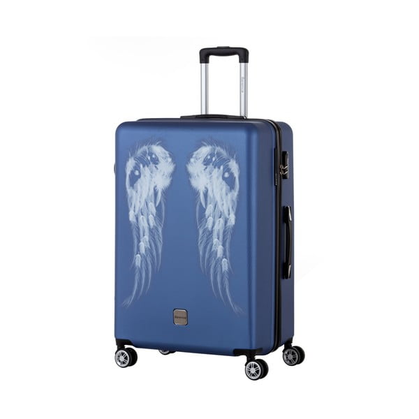 Wings kék bőrönd, 107 l - Berenice
