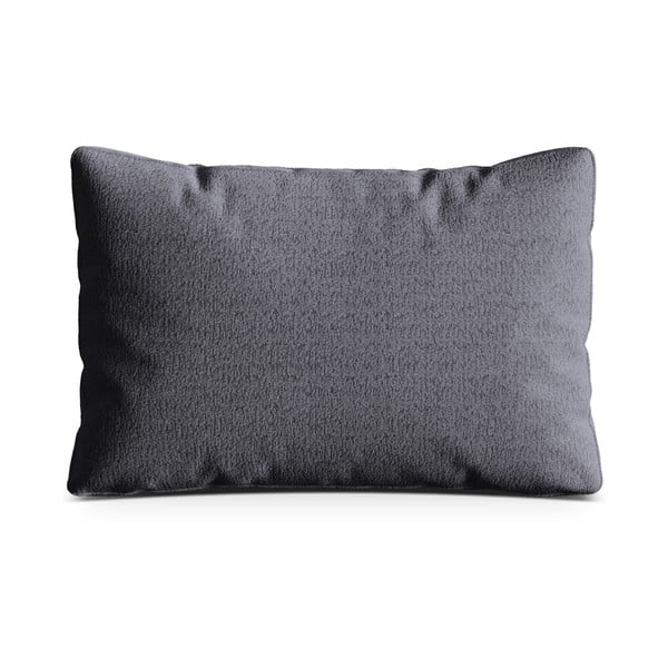 Sötétszürke buklé párna kanapéra Kemi – Cosmopolitan Design