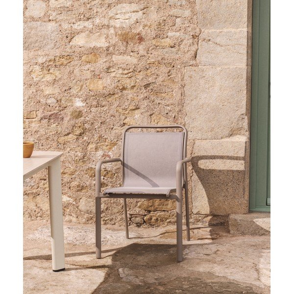 Szürkésbarna kerti szék Luri – Kave Home-image-2