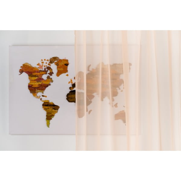 Lazacszínű átlátszó függöny 300x260 cm Voile – Mendola Fabrics-image-1