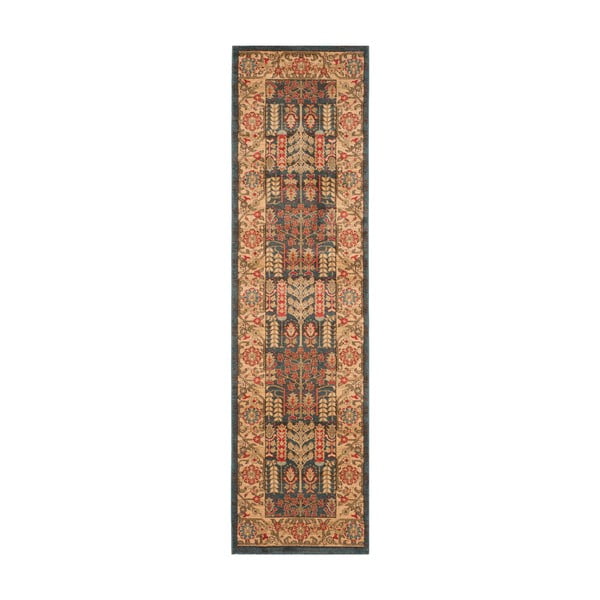 Marco Wild Navy szőnyeg, 66 x 243 cm - Safavieh