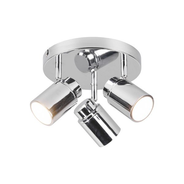 Fényes ezüstszínű fém spotlámpa Angelo – Trio-image-2