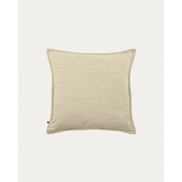 Lenkeverék párnahuzat 45x45 cm Blok – Kave Home-image-2