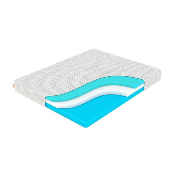 Wave Transform közepesen kemény memóriahabos matrac, 180 x 200 cm, magasság 22 cm