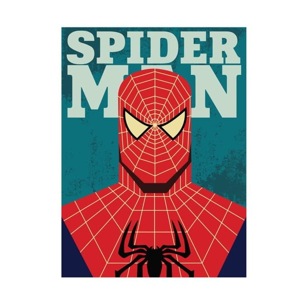 Super Heroes Spider Man poszter, 30 x 40 cm - Blue-Shaker