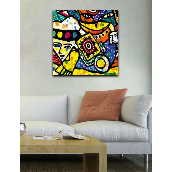 Posztmodern fali kép, 60 x 60 cm-image-1