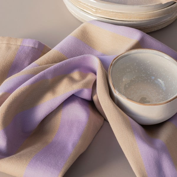 Pamut konyharuha szett 2 db-os 50x70 cm Stripes – Mette Ditmer Denmark-image-1