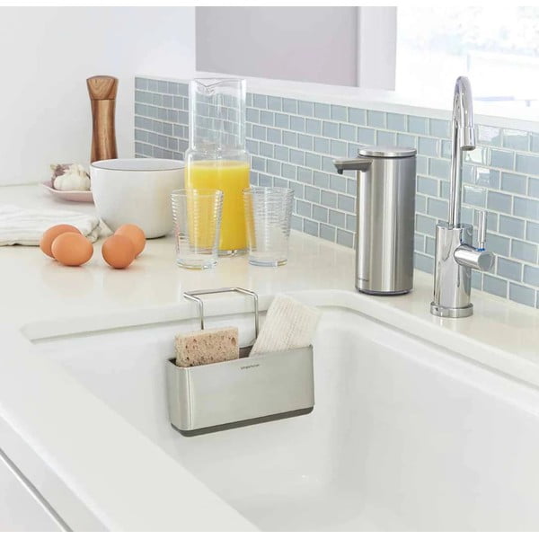 Öntapadós fém szivacstartó Slim - simplehuman-image-1