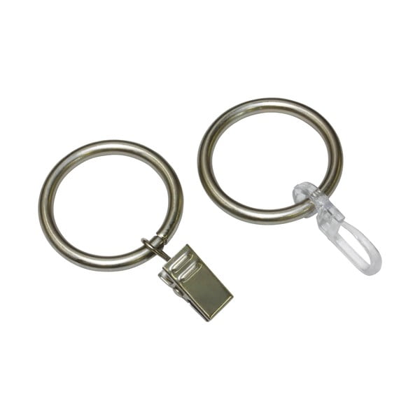 Függönykarika szett akasztókkal 10 db-os - SP TREND-image-1