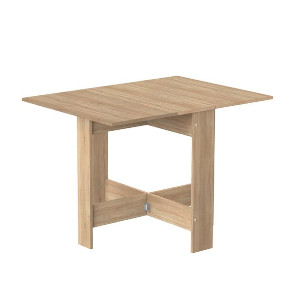 Bővíthető étkezőasztal tölgyfa dekorral 76x28 cm Papillon – TemaHome-image-3