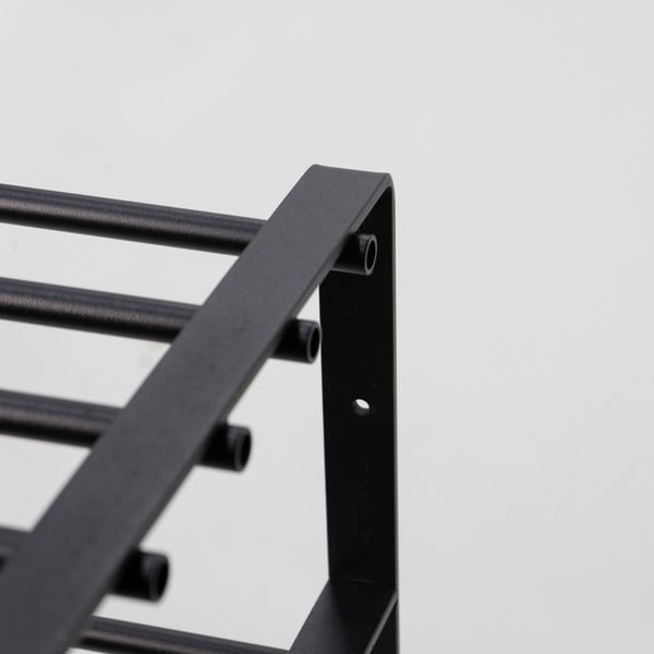 Fekete fém cipőtartó 70x48,5x29 cm Rex – Spinder Design-image-4