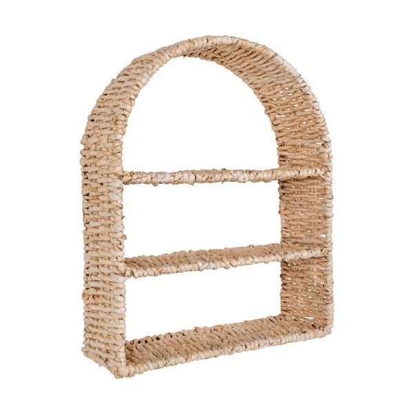 Natúr színű többszintes rattan fali polc Namur – House Nordic-image-1