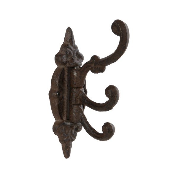 Sötétbarna fali fém akasztó – Esschert Design-image-1