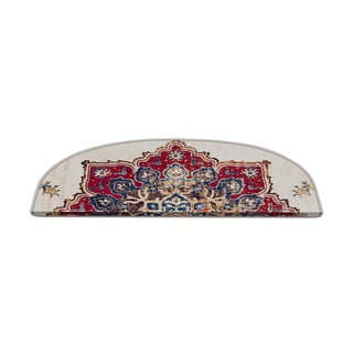 Lépcsőszőnyeg szett 16 db-os 20x65 cm Floral Path – Vitaus