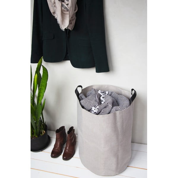 Bin bézs szennyeskosár, 69 l - Bigso Box of Sweden-image-1