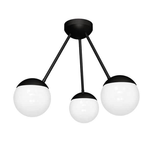 Sphere Trio Bulb fekete mennyezeti lámpa