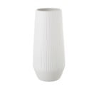 Fehér kerámia váza, 14,5 x 30 cm - Unimasa