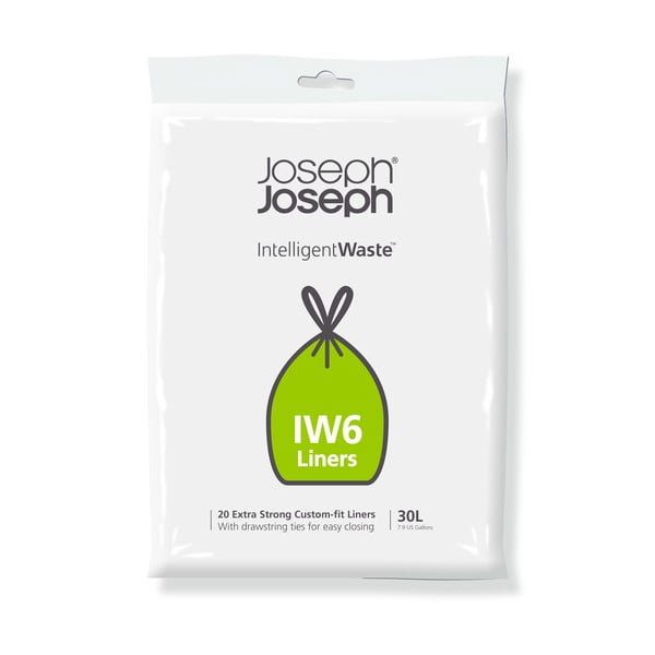 IntelligentWaste IW6 szemeteszsák csomag, 30 l - Joseph Joseph