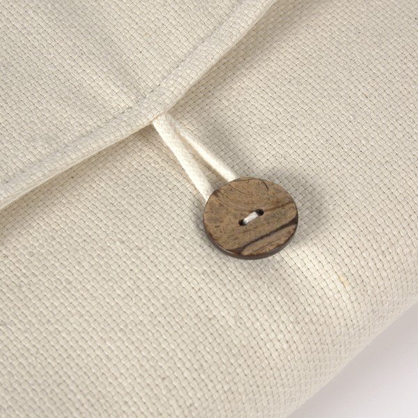 Jeila fehér organikus pamut pelenkázó alátét utazáshoz - Kave Home-image-4